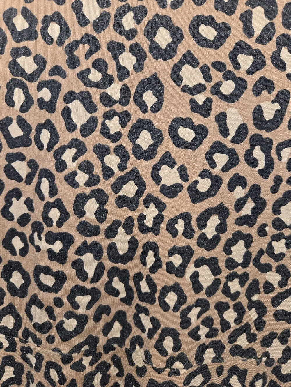 Children's Place Long Sleeve Leopard Knit Skater Elastic Waist Dress Sz 10/12